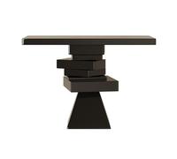 Console Farmhouse en Bois de 119 cm avec Base créative for entrée et Salon(Black)