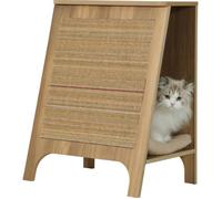 Console griffoir Boréal 3 en 1 beige L pour chat - zolux