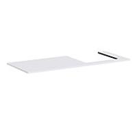 Console Hansgrohe Xilesa E 54273700 1375x550mm, découpe à droite, blanc mat