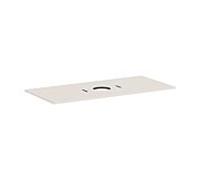 Console Hansgrohe Xilesa E 54277780, découpe centrale, sans trou pour robinetterie, 1180 x 550 mm, beige sable mat