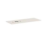 Console Hansgrohe Xilesa E 54278780 1375x550mm, sans trou de robinetterie, découpe à gauche, beige sable mat