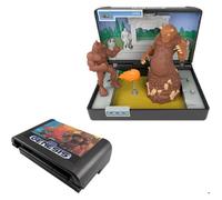 Console Heroes Altered Beast - Diorama cartouche pliable Sega Mega Drive avec figurines Loup-Garou & Aggar (officiel SEGA)