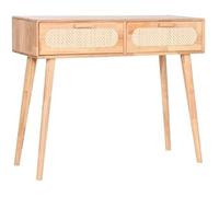 Console - HOME ESPRIT - Bois d'hévéa - 100 x 30 x 78 cm - Multicolore - Meuble d'entrée