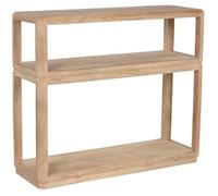 Console - HOME ESPRIT - Jaune - Bois de manguier - 90 x 30 x 76 cm - Contemporain