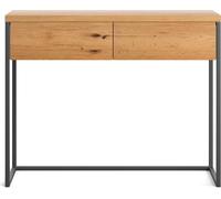 Console industrielle Avann 120 cm, bois massif,