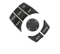 Console Intérieure Voiture CIC I-drive Bouton Commande Multimédia Pour BMW Pour X1 E84 Pour X5 Pour X6 E70/71/81/82/90/91/60/61 Boutons de Commutateur de Volant de Voiture(Media N Map Set)