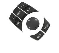 Console Intérieure Voiture CIC I-drive Bouton Commande Multimédia Pour BMW Pour X1 E84 Pour X5 Pour X6 E70/71/81/82/90/91/60/61 Boutons de Commutateur de Volant de Voiture(CD N Map Set)