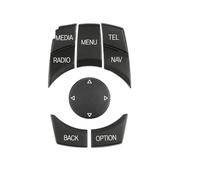 Console Intérieure Voiture CIC I-drive Bouton Commande Multimédia Pour BMW Pour X1 E84 Pour X5 Pour X6 E70/71/81/82/90/91/60/61 Boutons de Commutateur de Volant de Voiture(Media N Nav. Set)