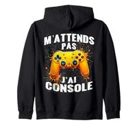 Console jeux vidéo gamer homme garçon ado passionné gaming Sweat à Capuche