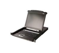 Aten CL5708M commutateur écran, Clavier et Souris Grille de Montage Noir