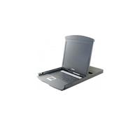 Console lcd 19 pouces double rail kvm VGA/PS2-USB et cables