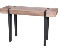 Console LOVY - bois avec pieds en métal noir