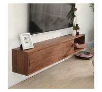 Console Média Meuble suspendu, étagère TV flottante, console multimédia murale, étagères de routeur, meuble de rangement for DVD, support TV, for PS4/décodeur câble/lecteurs DVD/console de jeu, équipe