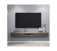 Console Média Meuble TV flottant à suspendre au mur, centre de divertissement mural et étagère d'armoire, console TV avec rangement, console multimédia for lecteur DVD, étagère sous TV peu encombrante