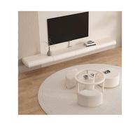 Console Média Meuble TV flottant Meuble TV mural Étagères flottantes modernes sous le téléviseur Console multimédia de divertissement Centre Grand banc de rangement for téléviseur Centre de divertisse