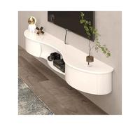 Console Média Meuble TV flottant moderne, centre de divertissement mural avec tiroirs et étagère de rangement ouverte for téléviseur, meuble console multimédia for salon, chambre à coucher Centre de d