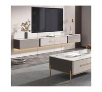 Console Média Meuble TV Flottant Simple et Moderne avec 2 tiroirs, étagère TV Flottante de 70,8''/78,7'', étagère TV Murale Flottante, étagère de Divertissement for Console multimédia Peu encombrante
