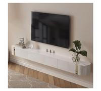 Console Média Meuble TV Moderne De Luxe, Centre De Divertissement Avec 2 Tiroirs Et Étagères, Meuble TV De Grande Capacité Avec Console Multimédia Avec Rangement For Le Salon Centre de divertissement(