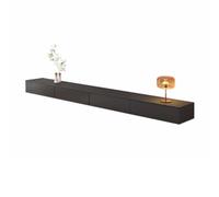 Console Média Meuble TV simple mural moderne, centre de divertissement flottant avec armoire de rangement, meuble TV de luxe avec étagère de rangement for routeur Wifi, table console multimédia for sa
