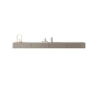 Console Média Support TV Flottant Simple, Center de Divertissement Mural, Console multimédia TV avec tiroirs coulissants for téléviseurs, cinéma Maison Centre de Divertissement