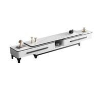 Console Média Table Basse en Ardoise de Luxe légère, Combinaison de Meuble TV, Salon, Maison, Meuble TV, Moderne, Simple, rétractable, Meuble de Sol en Bois Massif Centre de Divertissement