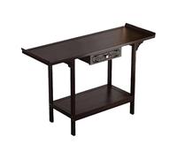 Console Meuble Étroite avec Grand Espace de Rangement Table Murale Décorative Style Luxe pour Couloir, Salon, Vestibule, Montage Facile(80 * 33 * 100cm)