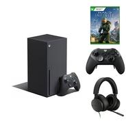 Console Microsoft Xbox Series X + Manette Xbox Elite + Halo Infinite + Casque filaire