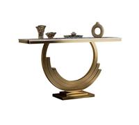 Console Moderne en marbre avec Base en métal for entrée et Salon(L)