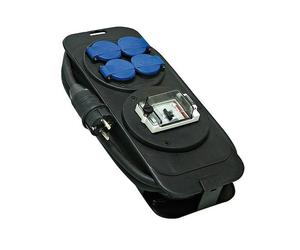 Console multiprises avec protection différentielle 30mA 5mètres H07RN-F 3G2,5 BRENNENSTUHL 1152301