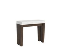 Console murale extensible Spimbo Mix - Blanc - Noyer - Enfant