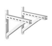 Console murale renforcée pour plaque de support - 350 mm - double paroi - Jeremias DW-WHITE