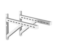 Console murale renforcée pour plaque de support - 500 mm - double paroi - Jeremias DW-WHITE