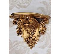 Console murale style baroque antique doré 29 x 25 cm