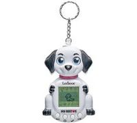 Console My Best-E® Chien avec écran LCD et porte-clés Chien blanc et noir avec yeux bleus