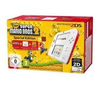 Console Nintendo 2DS Blanc + rouge + New Super Mario Bros 2 Blanc, Rouge G