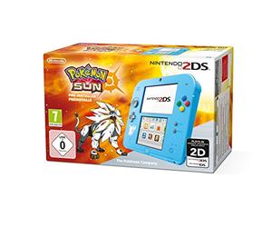 Console Nintendo 2DS : bleu + Pokémon Soleil Préinstallé - édition speciale