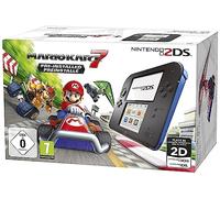 Console Nintendo 2DS - noire et bleue + Mario Kart 7