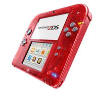 Console Nintendo 2DS Rouge Transparent | Trés bon état |Occasion ou Reconditionné, voir site marchand