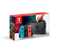Console Nintendo Switch 2019 avec joy-con bleu néon et joy-con rouge néon - Nouvelle version