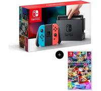 Console Nintendo Switch Avec Paire De Joy-Con Bleu Néon / Rouge Néon + Mario Kart 8 Deluxe