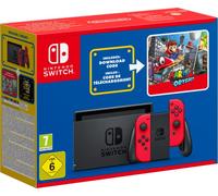 Nintendo Switch + Super Mario Odyssey console de jeux portables 15,8 cm (6.2") 32 Go Écran tactile Wifi Gris, Rouge