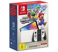 Nintendo Switch OLED (White) + Super Mario Bros. Wonder + Online Individual 12-Month console de jeux portables 17,8 cm (7") 64 Go Écran tactile Wifi Blanc