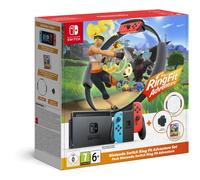 Console Nintendo Switch Ring Fit Adventure Set avec joy-con rouge fluo et Bleu néon