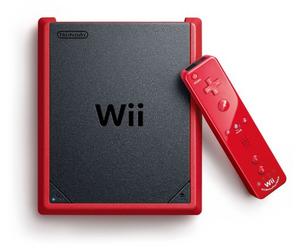 Console Nintendo Wii mini rouge + Télécommande Wii Plus rouge + Manette Nunchunk Wii - rouge + Alimentation pour Wii + Câble AV pour Nintendo Wii + Capteur pour Wii+ Prise Péritel pour wii