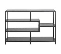 Console ouverte design noire L114 cm TRESCA