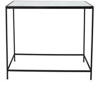 Console Plateau Verre Imitation Marbre - MOTSA - ALTOBUY Blanc G