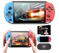 Console portable - ARHATREYA - X12 5,1 pouces - Écran HD 480×272 - 6 800+ jeux classiques - 8 Go extensible