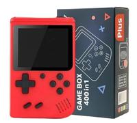 Console portable avec jeux d'arcade | Mini console de jeux rétro | 400 jeux en 1 | Portable jeux classiques cadeau de Noël | Super Console Rétro Game pour enfants et adultes | Rouge
