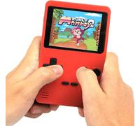 Console portable avec jeux d'arcade | Mini console de jeux rétro | 400 jeux en 1 | Portable jeux classiques cadeau de Noël | Super Console Rétro Game pour enfants et adultes | Rouge