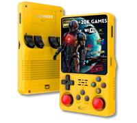 Console portable | GameBox Ultra +20 000 jeux/Grand Écran 4" haute résolution Full HD, mémoire 128 Go extensible,licence Linux 3.0,WiFi, Multiplayer + 4 Rear Triggers R1/L1 R2/L2,prise jack +speakers